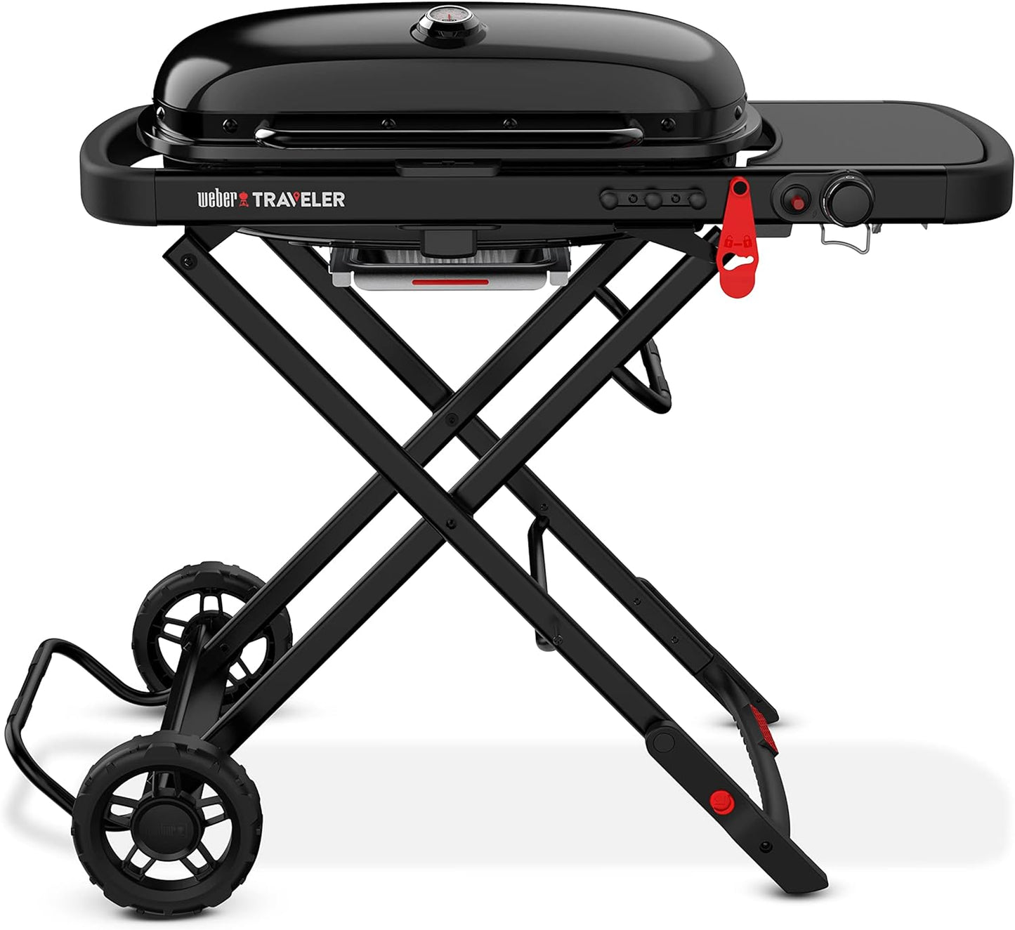 Weber Traveler Portable Gas Grill, Black