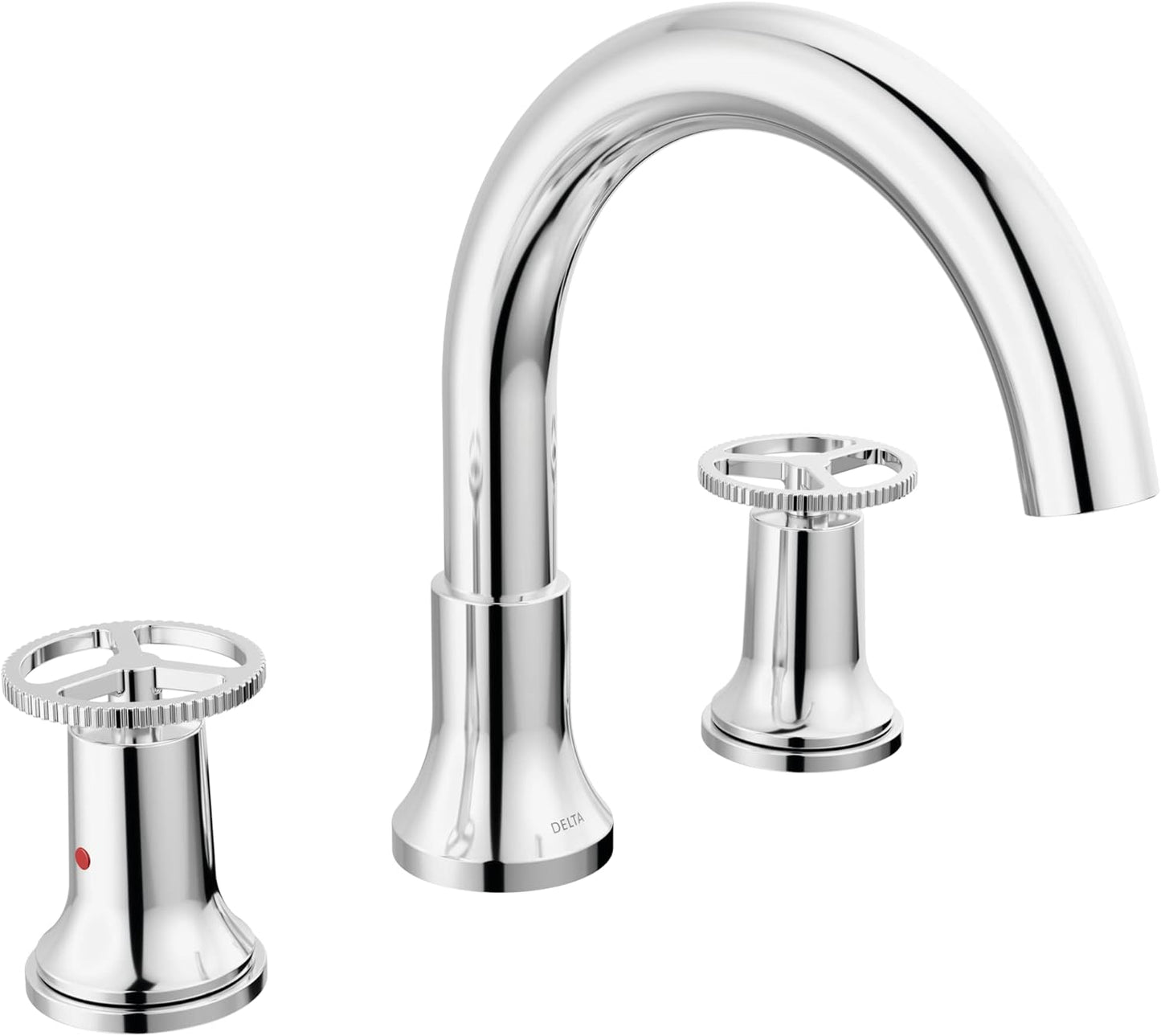 Delta Trinsic Roman Tub Faucet, Brushed Gold Deck Mount Bathtub Faucet, Champagne Bronze T2759-CZ (Valve Not Included)