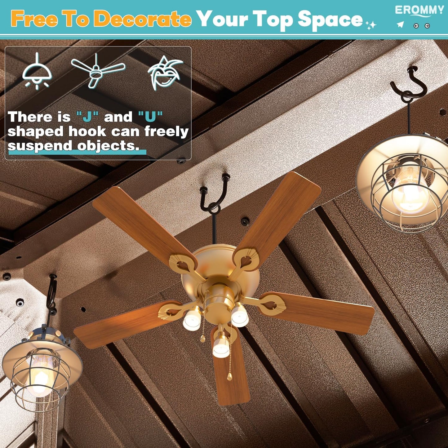 EROMMY 10' x 12' Hardtop Gazebo, Aluminum Frame Gazebos with Galvanized Steel Double Roof, Permanent Outdoor Metal Pavilion with Curtain and Netting for Patio, Lawn, Deck